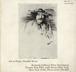 ホイッスラー　James A. McNeill Whistler 1834-1903; An exhibition of Important Prints. (Art in Prints, Number Seven)/