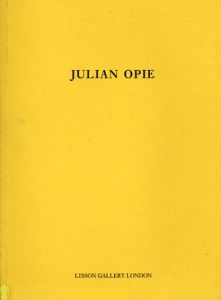 ジュリアン・オピー　Julian Opie/