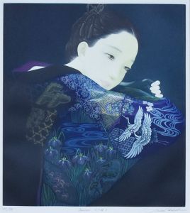 高橋潮 『海』 版画 版画