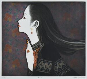 高橋潮 『海』 版画 版画