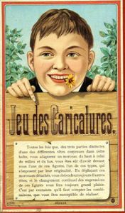 モンタージュパズル　Jeu des Caricatures/
