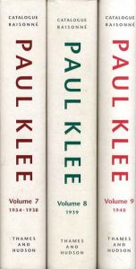パウル・クレー　カタログ・レゾネ　Paul Klee: Catalogue Raisonne 1934-1938/1939/1940 Volume7-9　3冊組/Paul Klee Foundation