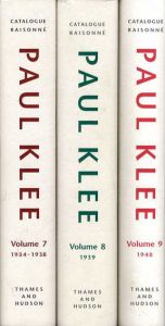 パウル・クレー　カタログ・レゾネ　Paul Klee: Catalogue Raisonne 1934-1938/1939/1940 Volume7-9　3冊組/Paul Klee Foundationのサムネール