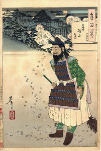 月百姿　音羽山月　田村明神/芳年