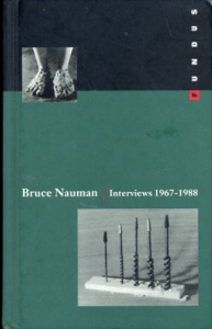 ブルース・ナウマン　Bruce Nauman: Interviews 1967-1988/ジョー・ラファエレ/ウィロビー・シャープ/ロレーヌ・シアラ/ヤン・バターフィールド/イアン・ウォレス/ラッセル・ケジエール/ボブ・スミス/クリス・デルコン/ジョアン・サイモン/クリストファー・コーデス