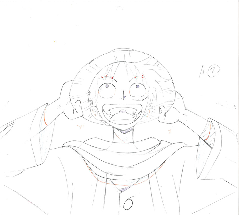 尾田栄一郎原作原画「ワンピース(ONE PIECE) ルフィ 尾田栄一郎原作原画「ワンピース(ONE PIECE) ルフィ