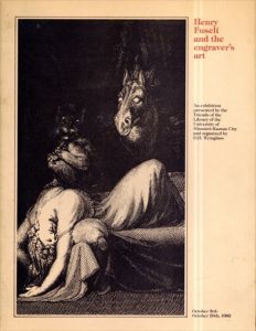 フュースリ　Henry Fuseli and the Engraver's Art/David H. Weinglass