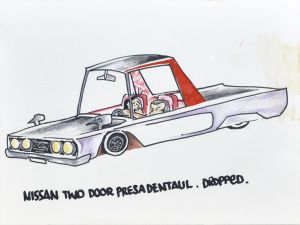 NISSAN TWO DOOR PRESA DENTAUL DROPPED/マーク・ゴンザレスのサムネール