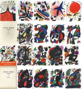 ジョアン・ミロ版画カタログレゾネ　Joan Miro Litografo　4冊組（3冊特装版）/Joan Miroのサムネール