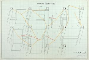 Hanging Structure Plan（方眼紙）/磯辺行久