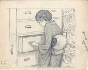 女護の島　九十九/伊東深水のサムネール