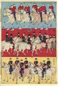 兵隊 騎兵 近衛隊/無款
