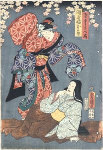 豊国三代浮世絵「さくらの局 酒屋娘おみわ」 | Natsume Books
