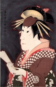/東洲斎写楽　三代目佐野川市松の祇園町の白人おなよのサムネール