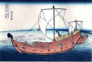 葛飾北斎　「富嶽三十六景　上総ノ海路」/葛飾北斎　「富嶽三十六景　上総ノ海路」のサムネール