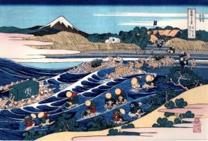 葛飾北斎　「富嶽三十六景　東海道　金谷　不二」/葛飾北斎　「富嶽三十六景　東海道　金谷　不二」のサムネール