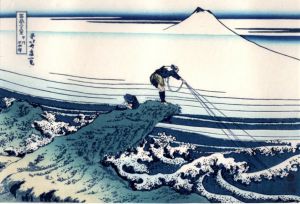 葛飾北斎　「富嶽三十六景　甲州　石斑澤」/葛飾北斎　「富嶽三十六景　甲州　石斑澤」のサムネール