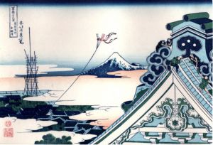 葛飾北斎　「富嶽三十六景　東都浅草　本願寺」/葛飾北斎　「富嶽三十六景　東都浅草　本願寺」のサムネール