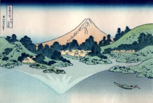 葛飾北斎　「富嶽三十六景　甲州　三坂水面」/葛飾北斎　「富嶽三十六景　甲州　三坂水面」のサムネール
