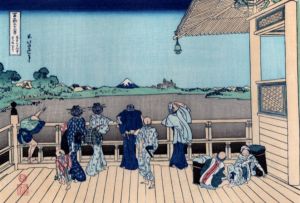 葛飾北斎　「富嶽三十六景　五百らかん寺さざゑどう」/葛飾北斎　「富嶽三十六景　五百らかん寺さざゑどう」のサムネール