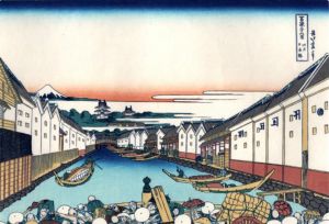 葛飾北斎　「富嶽三十六景　江戸日本橋」/葛飾北斎　「富嶽三十六景　江戸日本橋」のサムネール