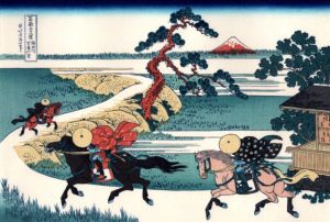 葛飾北斎　「富嶽三十六景　隅田川関屋の里」/葛飾北斎　「富嶽三十六景　隅田川関屋の里」のサムネール