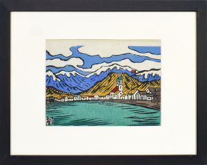 アラスカ風景/川上澄生のサムネール