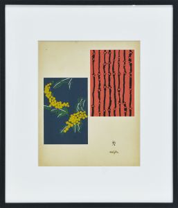 新覚衣裳　着物図案より/藤田嗣治のサムネール