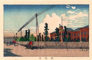 紙幣局　東京真画名所図解36　限定復刻版　木版画/井上安治