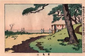 飛鳥山　東京真画名所図解61　限定復刻版　木版画/井上安治