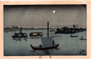 中洲　東京真画名所図解101　限定復刻版　木版画/井上安治のサムネール