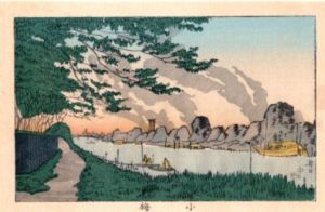 小梅　東京真画名所図解107　限定復刻版　木版画/井上安治のサムネール