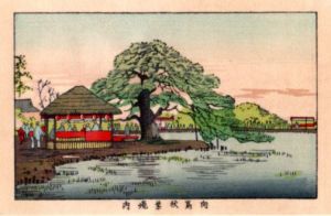 向島秋葉境内　東京真画名所図解112　限定復刻版　木版画/井上安治のサムネール
