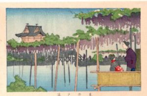亀井戸藤　東京真画名所図解115　限定復刻版　木版画/井上安治のサムネール
