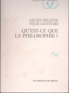 Qu’est-ce que la philosophie　哲学とは何か/ジル・ドゥルーズ/フェリックス・ガタリのサムネール