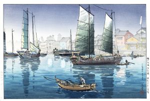 瀬戸内海　明石の港/土屋光逸のサムネール