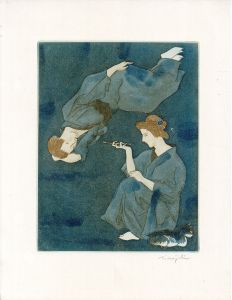 お梅さん三度目の青春より/藤田嗣治