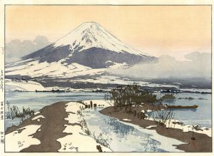 冨士十景　河口湖/吉田博のサムネール