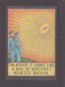 グレン・バクスター I'm Afraid It Looks Like A Bax Of Boxters! Blurted Brenda Postcard Box/Glen Baxterのサムネール