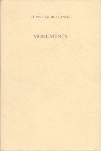クリスチャン・ボルタンスキー Christian Boltanski:  Monuments Leçons de Tenebres /