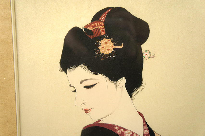 岩田専太郎版画集「木版美人名作選 しら梅」 / | Natsume Books