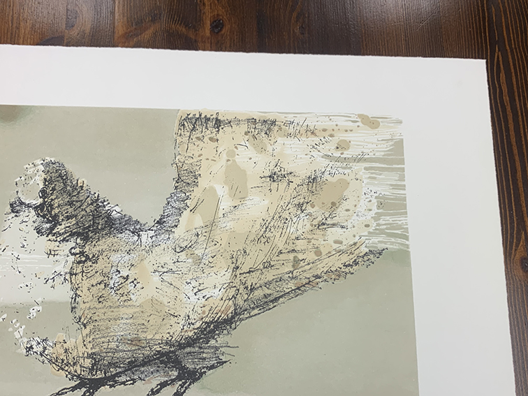 柳原義達版画「道標-鳩(1)」 | Natsume Books 柳原義達版画「道標-鳩(1)」 | Natsume Books