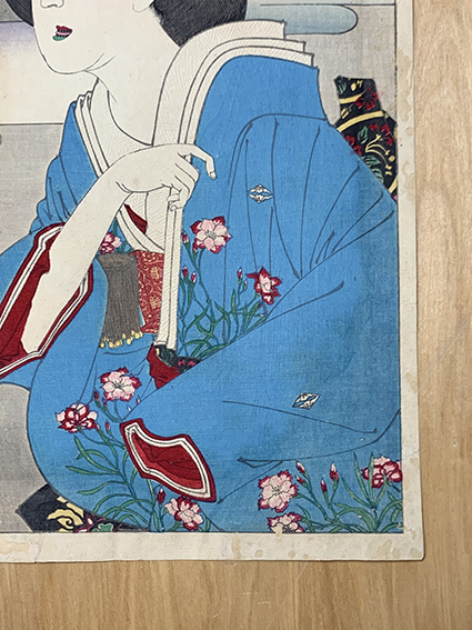 芳年浮世絵「月百姿 しはゐまちの暁月」 | Natsume Books