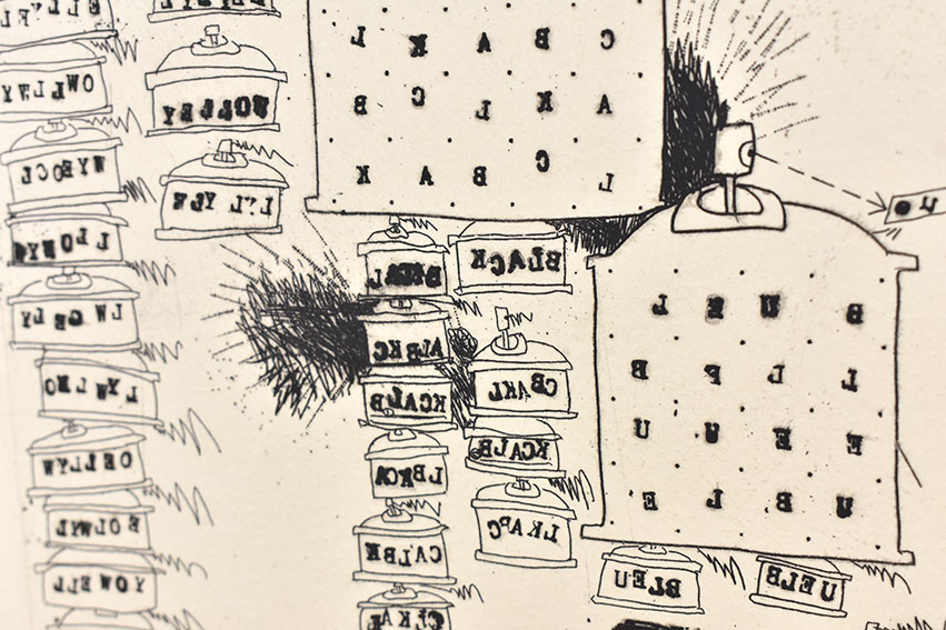 山本容子版画「mama Co.」 | Natsume Books
