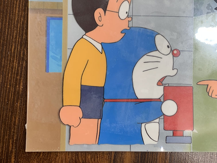 藤子・F・不二雄原作セル画「ドラえもん(ドラえもん、のび太 藤子・F・不二雄原作セル画「ドラえもん(ドラえもん、のび太