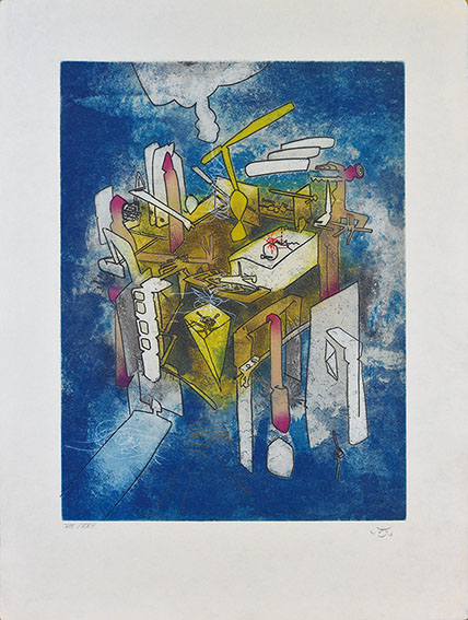 Roberto Matta / ロベルト・マッタ版画額「地獄の季節