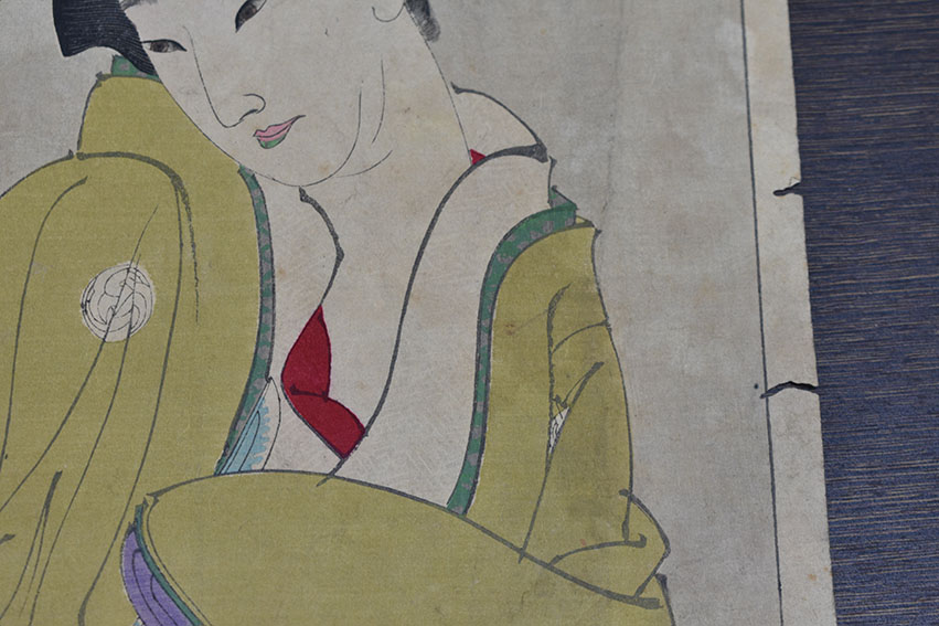 芳年浮世絵「近世人物誌やまと新聞附録第十八 河瀬某の妻