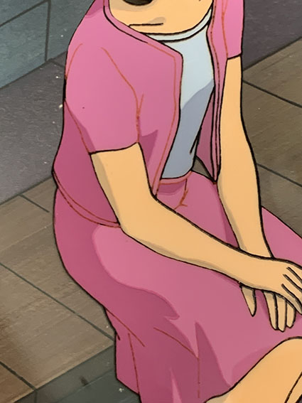 タッチ あだち充☆セル画 原画☆アニメ版 タッチ 浅倉南 体操服姿