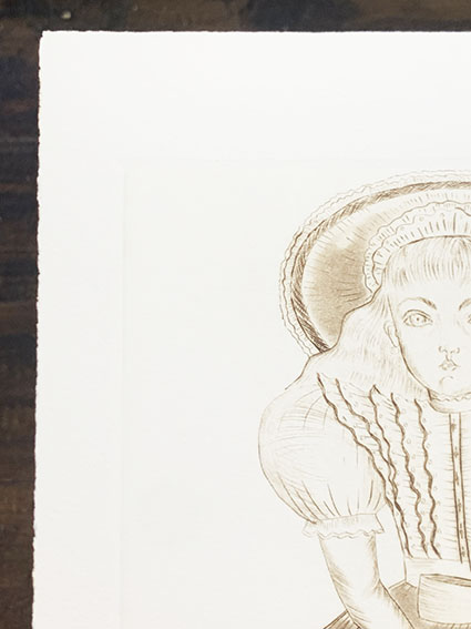 四谷シモン 人形愛 限定版B 120の内の1番 オリジナル銅版画