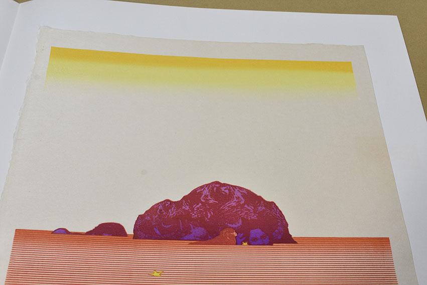 吉田穂高版画「LANDSCAPE-ARIES」 | Natsume Books